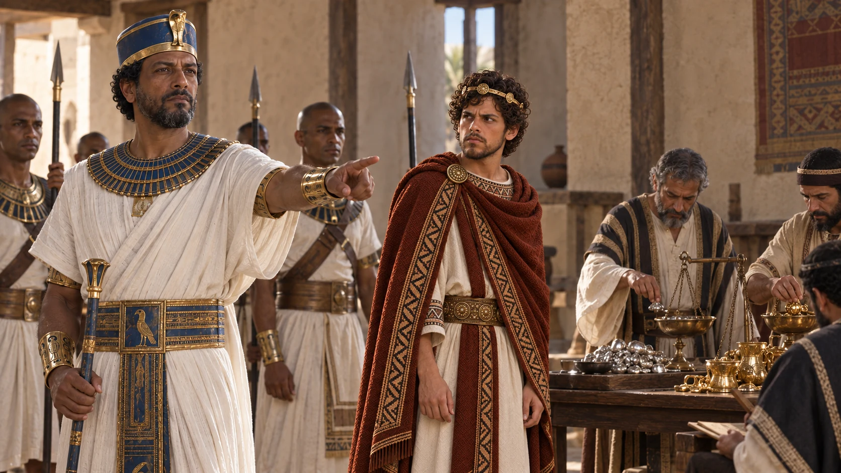 Egypt deposes Jehoahaz and imposes silver and gold tribute.