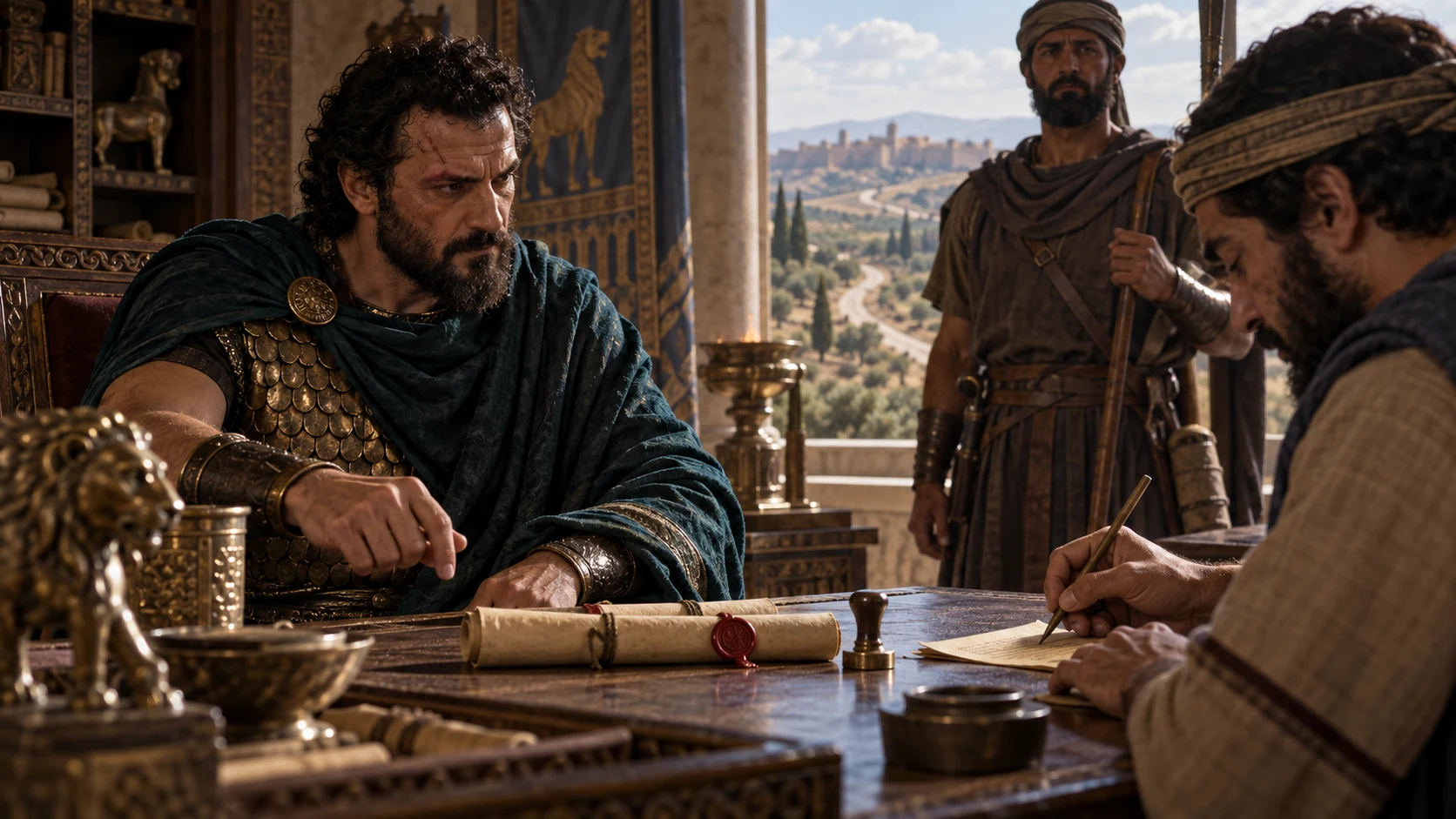Jehu writes to the elders and guardians in Samaria, where Ahab’s seventy sons are being raised.