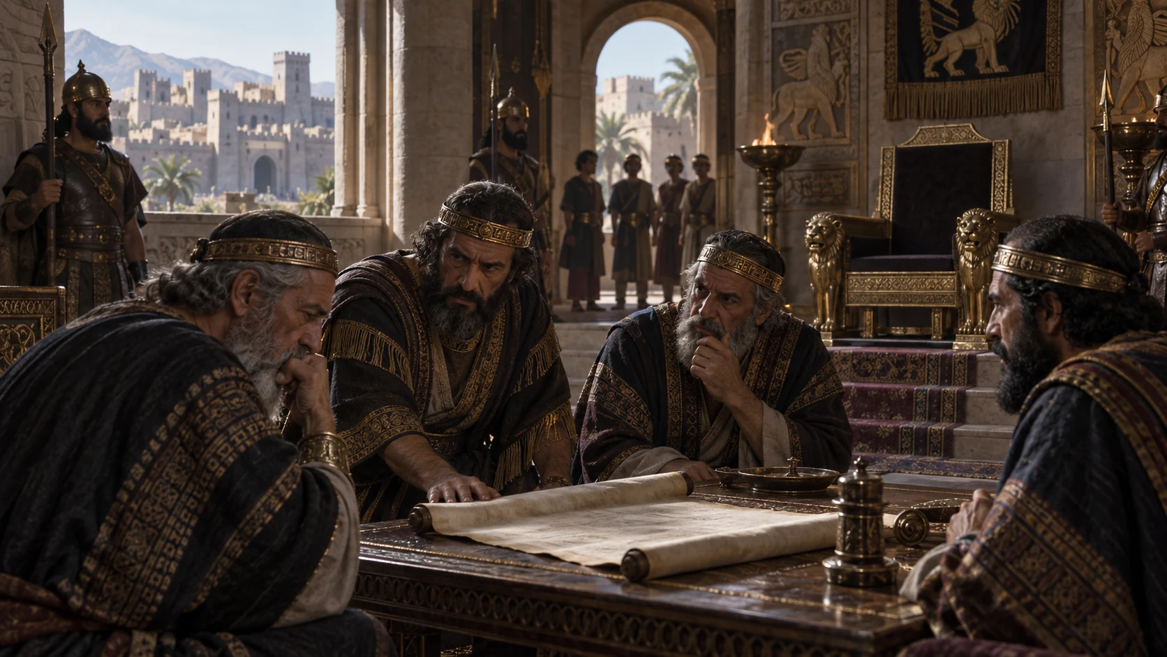 The letter challenges the guardians to choose Ahab’s strongest heir and defend his throne.