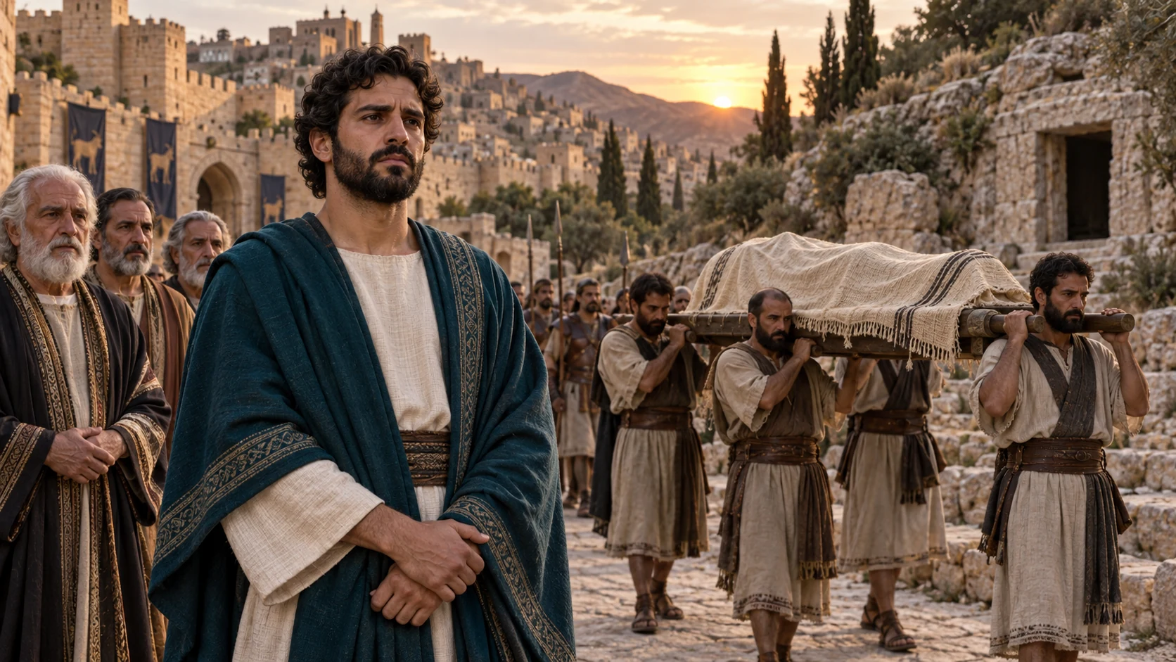 A dignified burial in Samaria closes Jehu’s life as Jehoahaz prepares to succeed him.