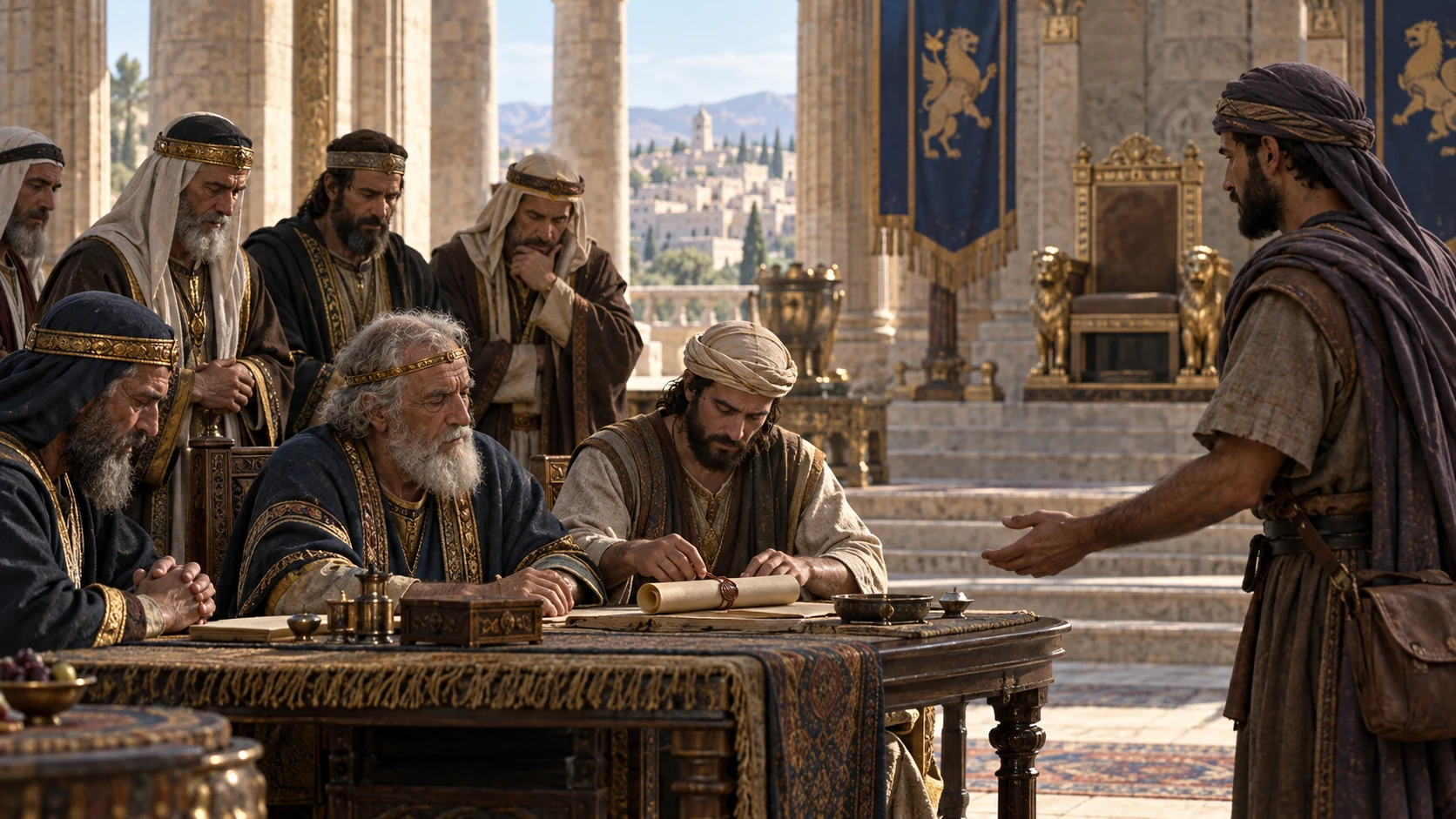 Palace and city leaders send Jehu a message pledging obedience and declining to name a king.