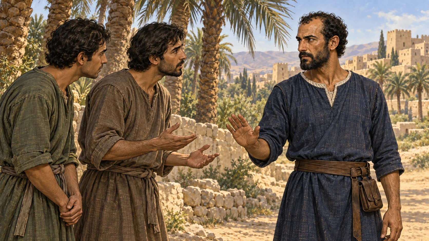 Jericho's prophets draw close; Elisha quietly stills the conversation.