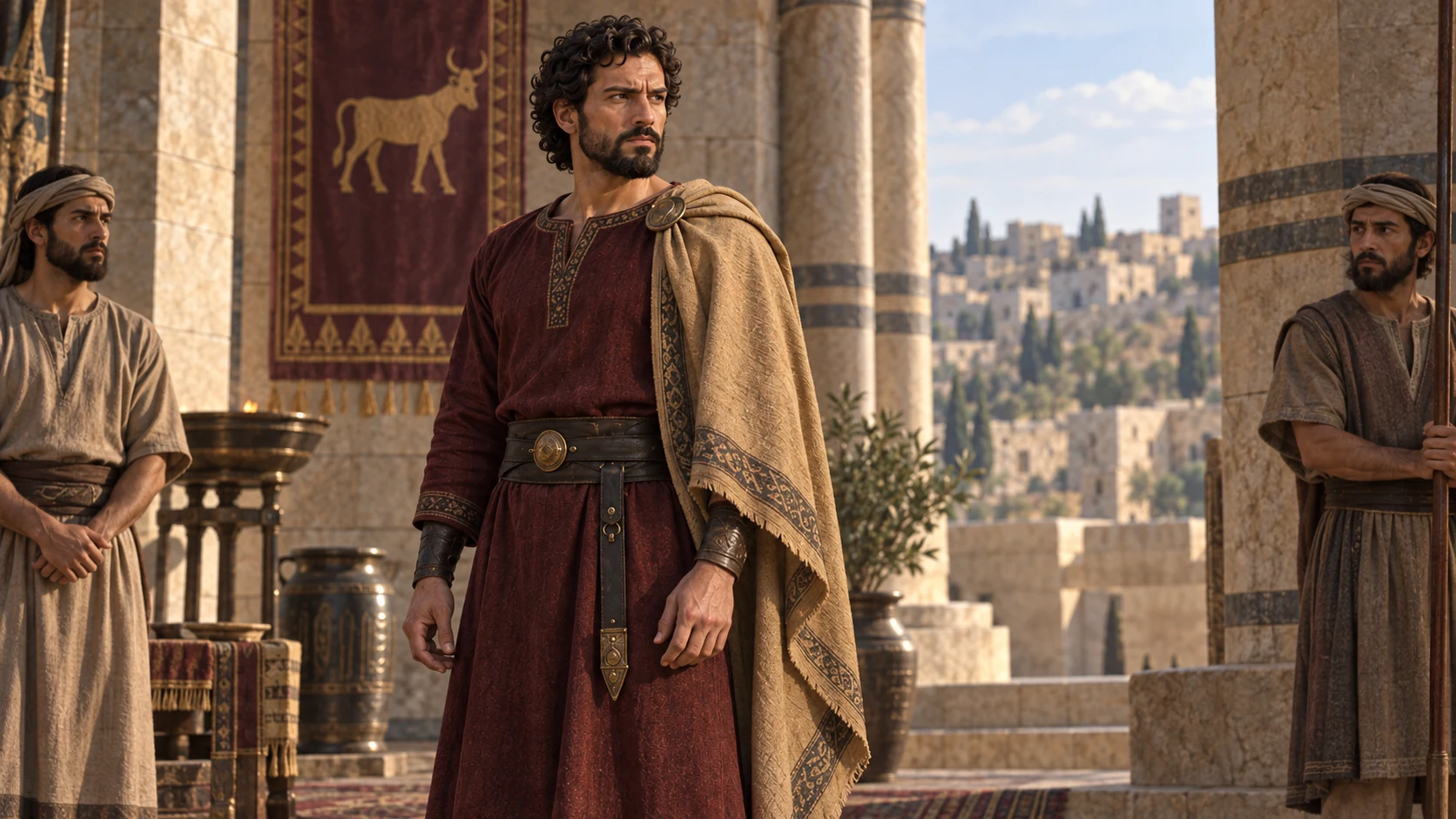 Jehoram takes his place in Samaria; this is a new reign, not a battle scene.