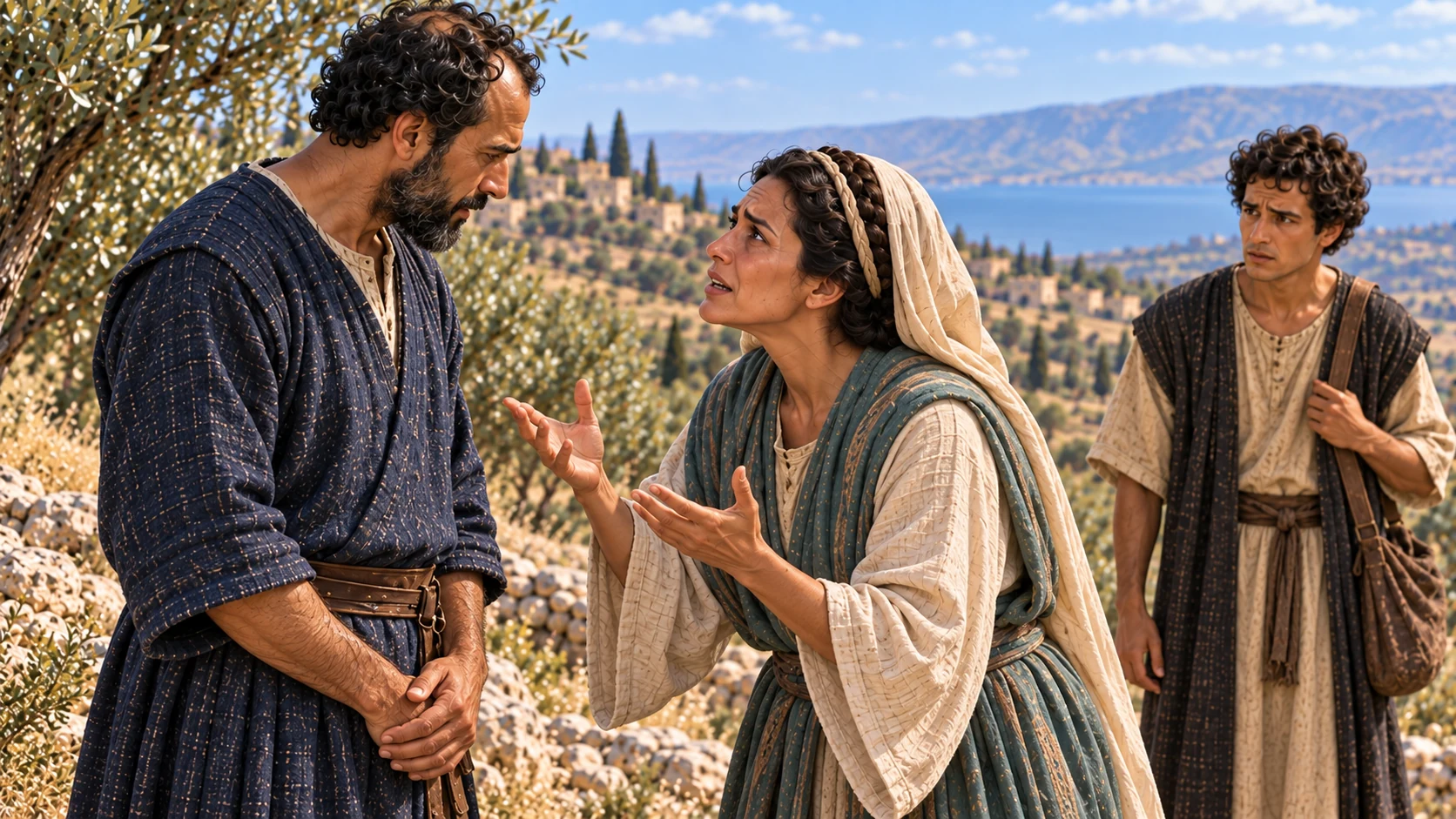 She asks Elisha why she was given a son only to face this grief.