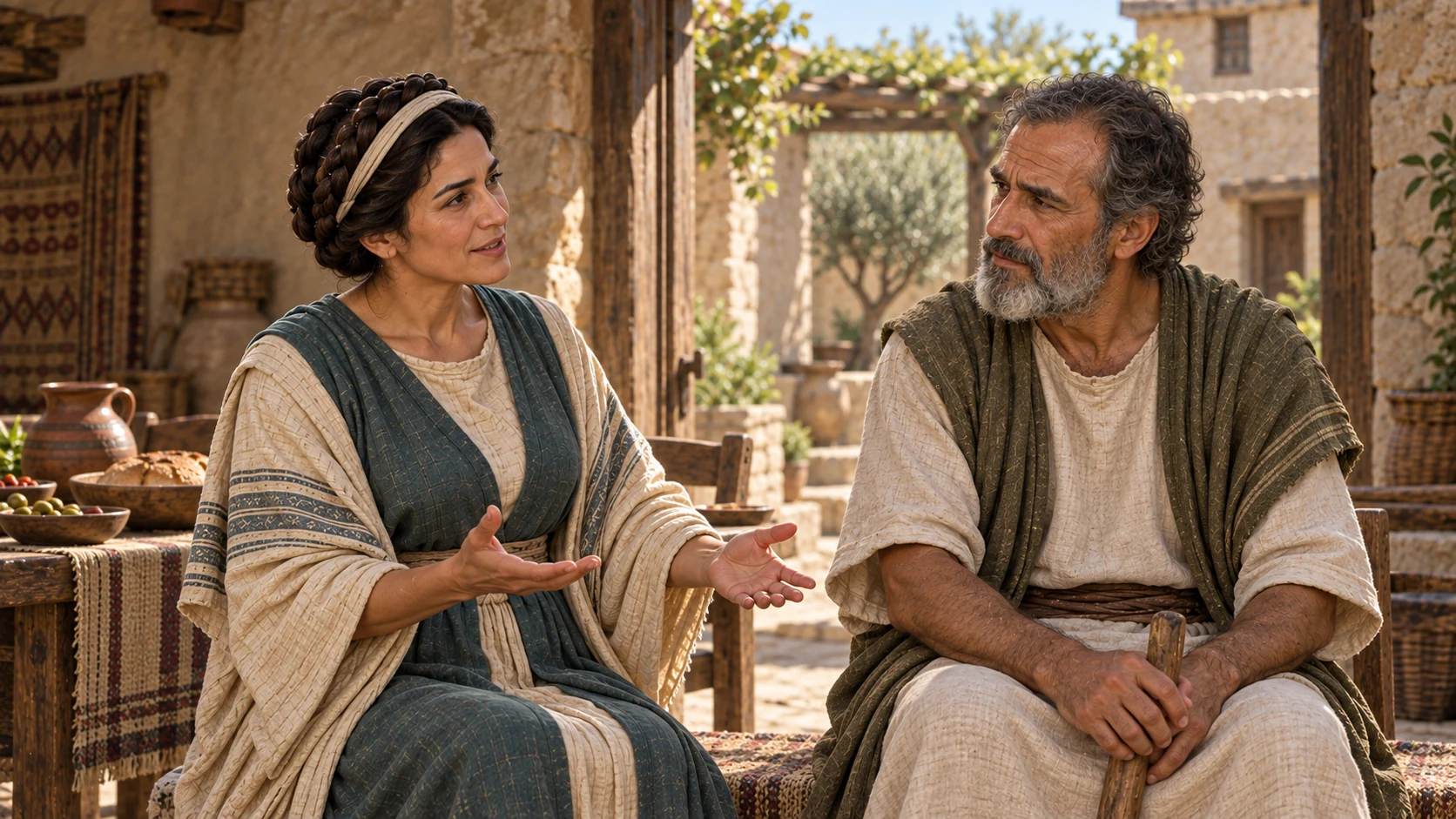 The Shunammite tells her husband she recognizes Elisha as a holy man.
