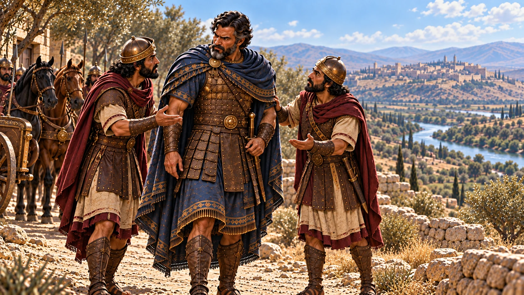 Naaman’s servants urge him to accept the prophet’s simple instruction.
