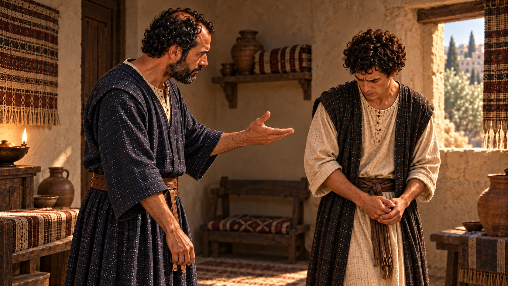 Elisha confronts Gehazi over the gifts and the motive behind them.