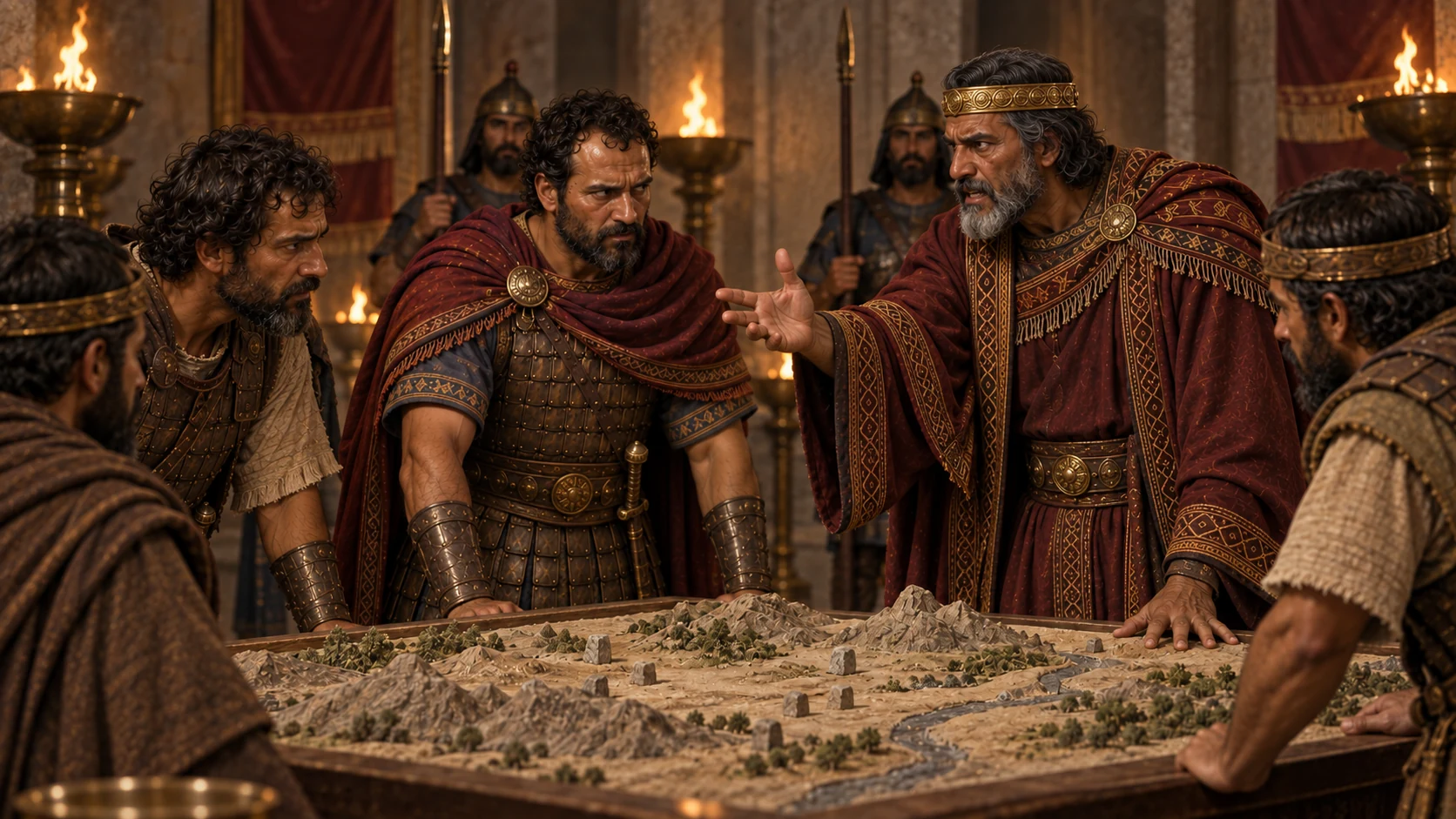 The Aramean king demands to know which officer is revealing his plans.