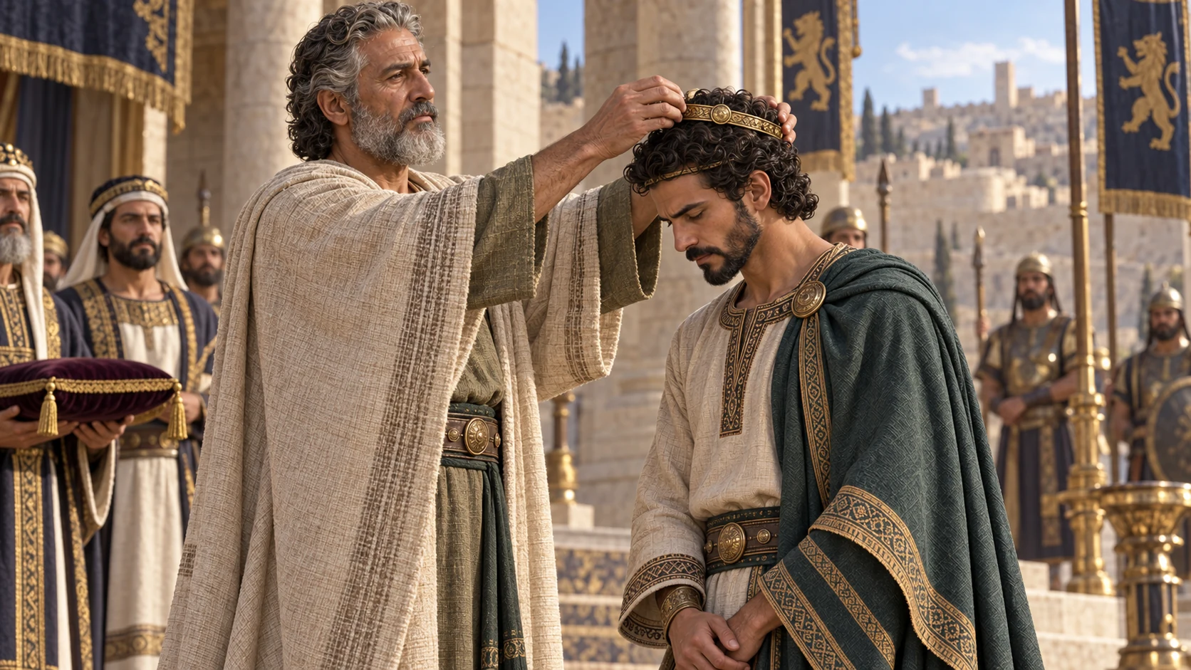 While Joram rules Israel and Jehoshaphat still reigns in Judah, Jehoram of Judah begins his rule.