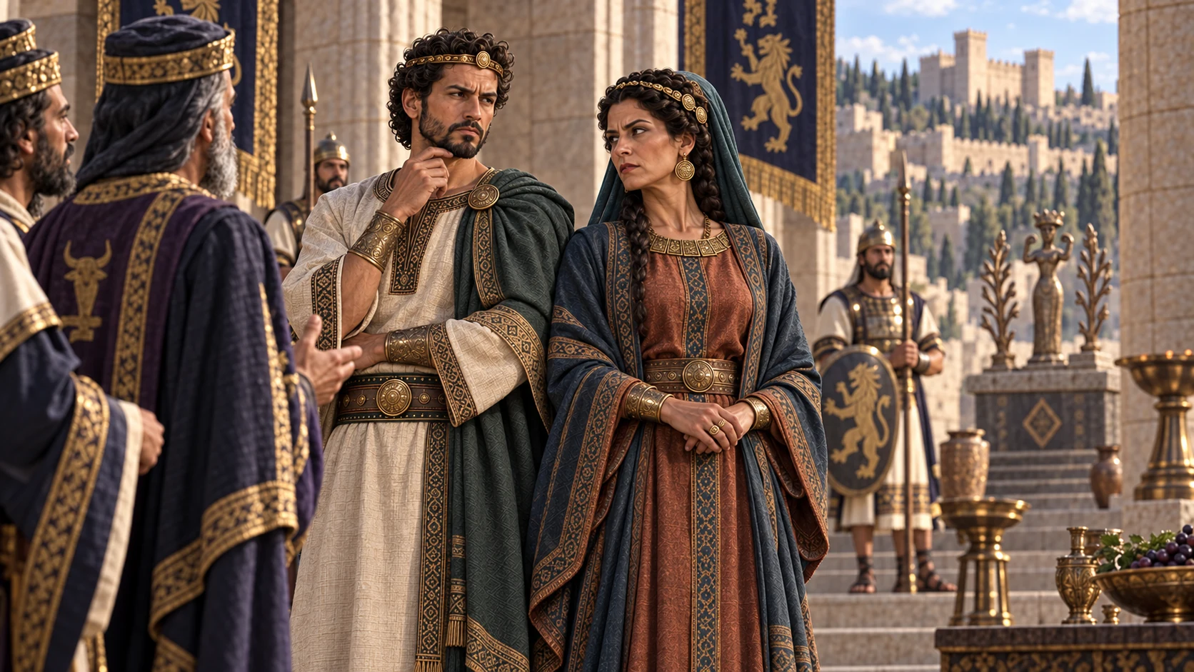 Jehoram of Judah follows the house of Ahab, with Ahab’s daughter Athaliah as his wife.
