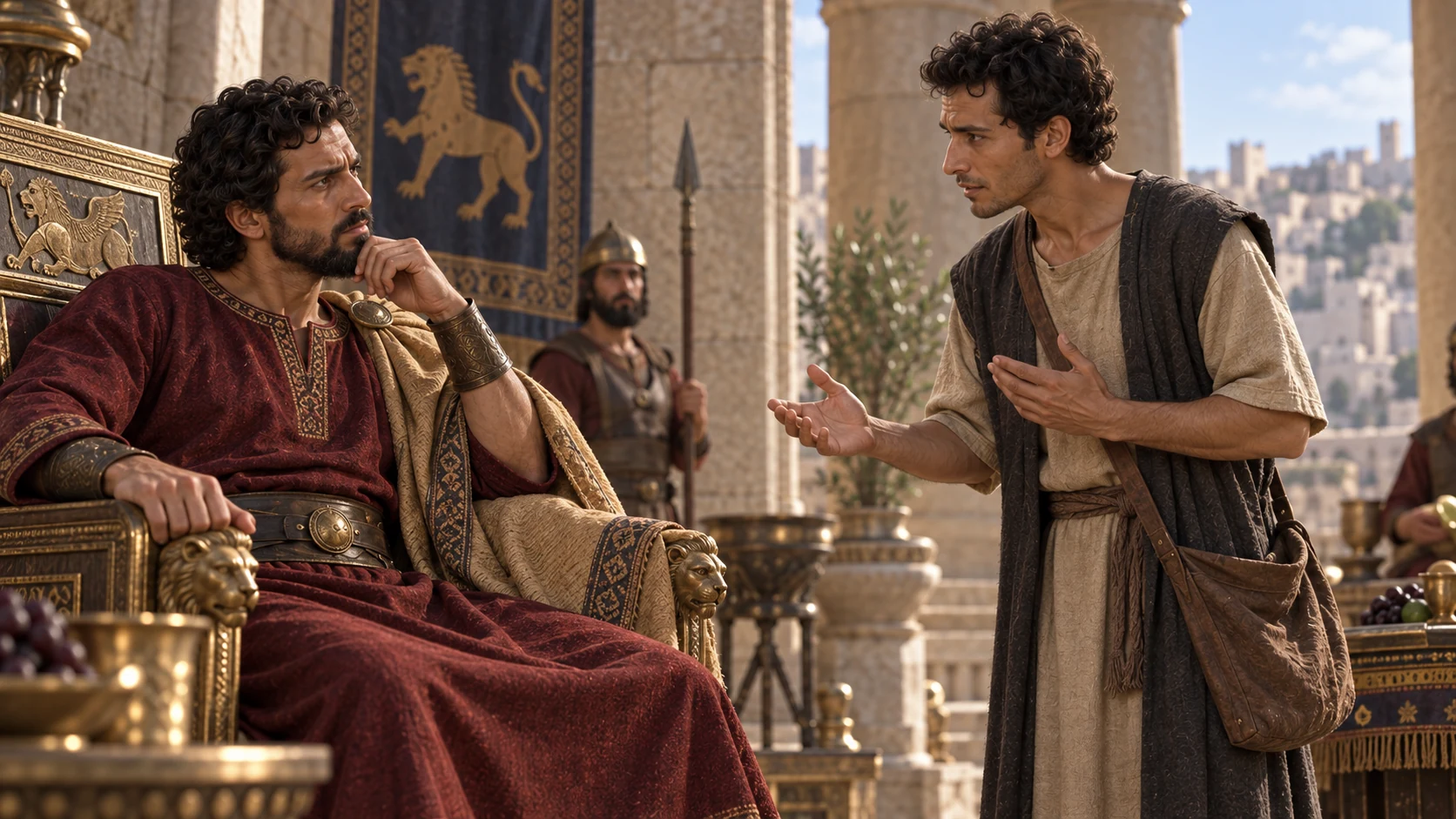 Jehoram of Israel asks Gehazi to recount the great things Elisha has done.