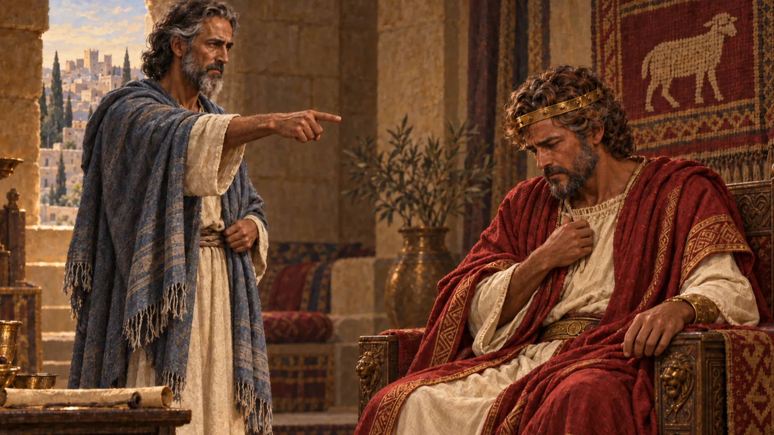Nathan rebukes David.