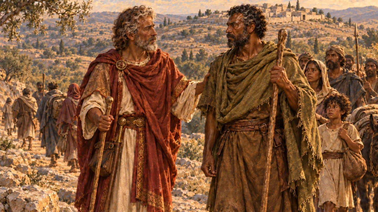 Ittai pledges loyalty as David leaves Jerusalem.