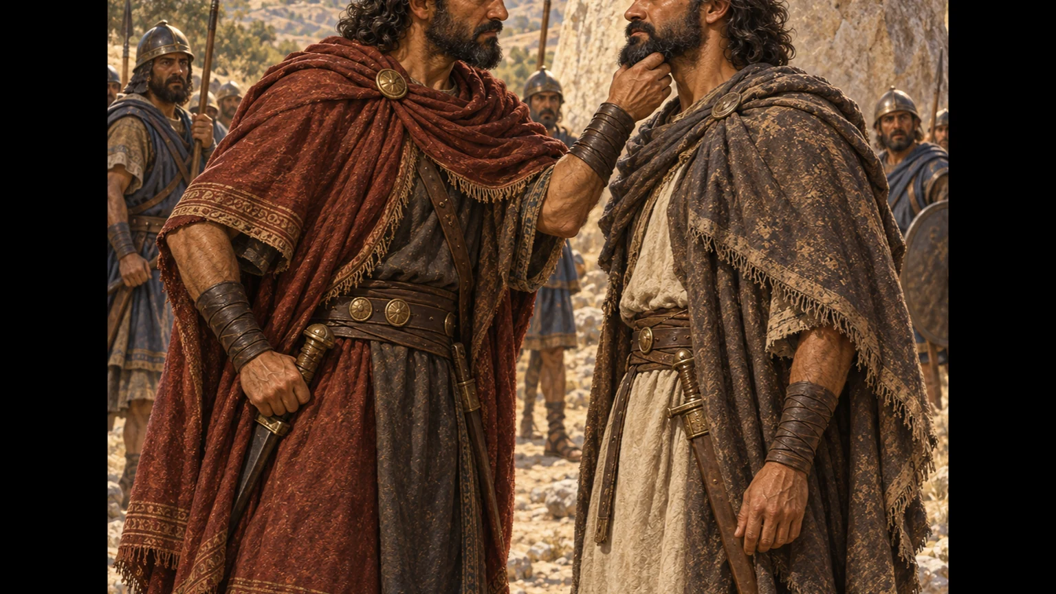 Joab Greets Amasa.