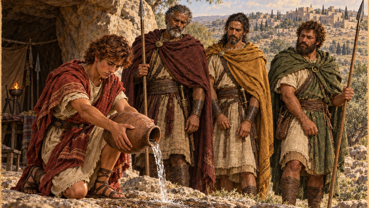 Water from Bethlehem.