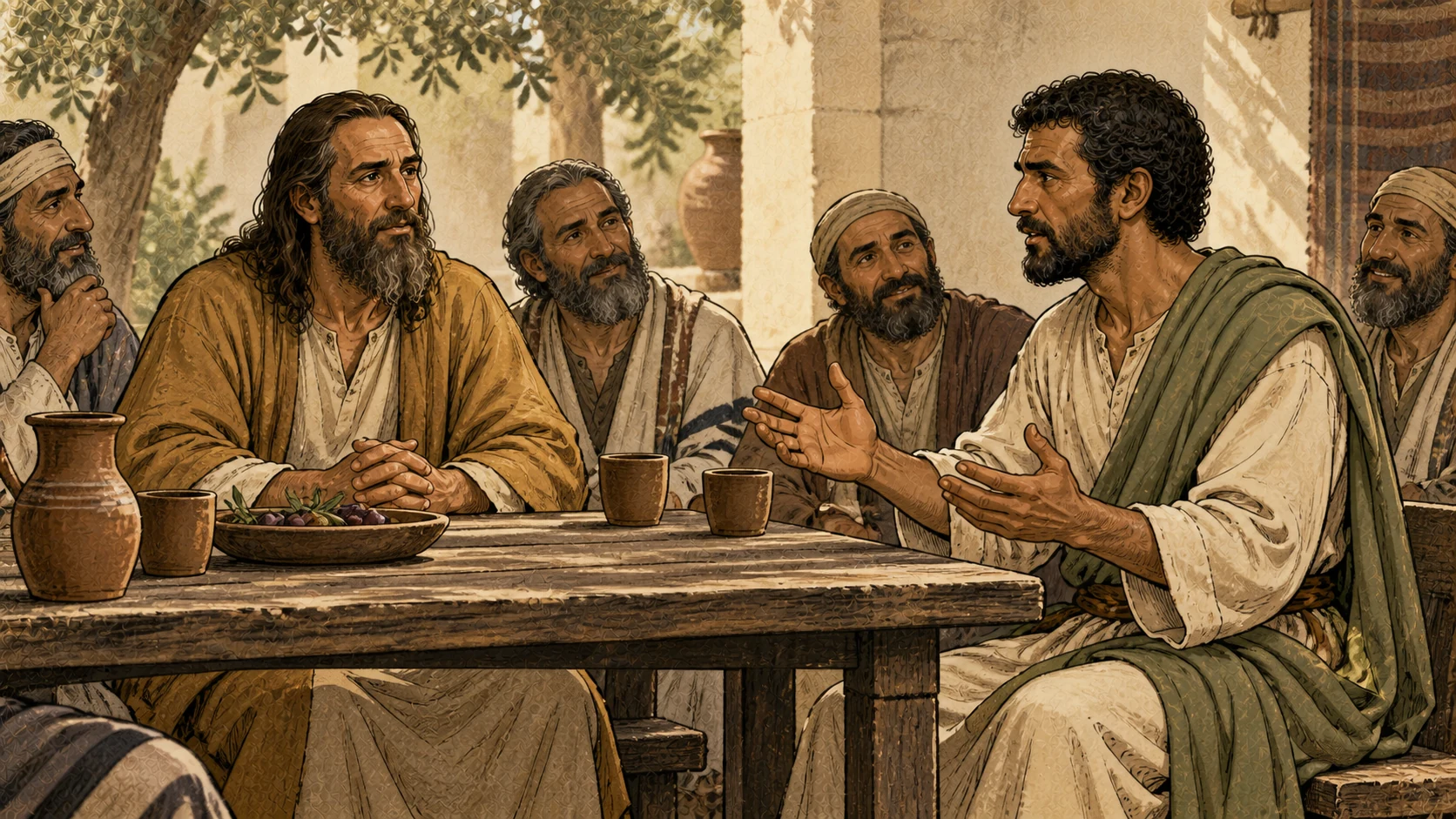 Paul recounts his ministry among the Gentiles to James and the elders.