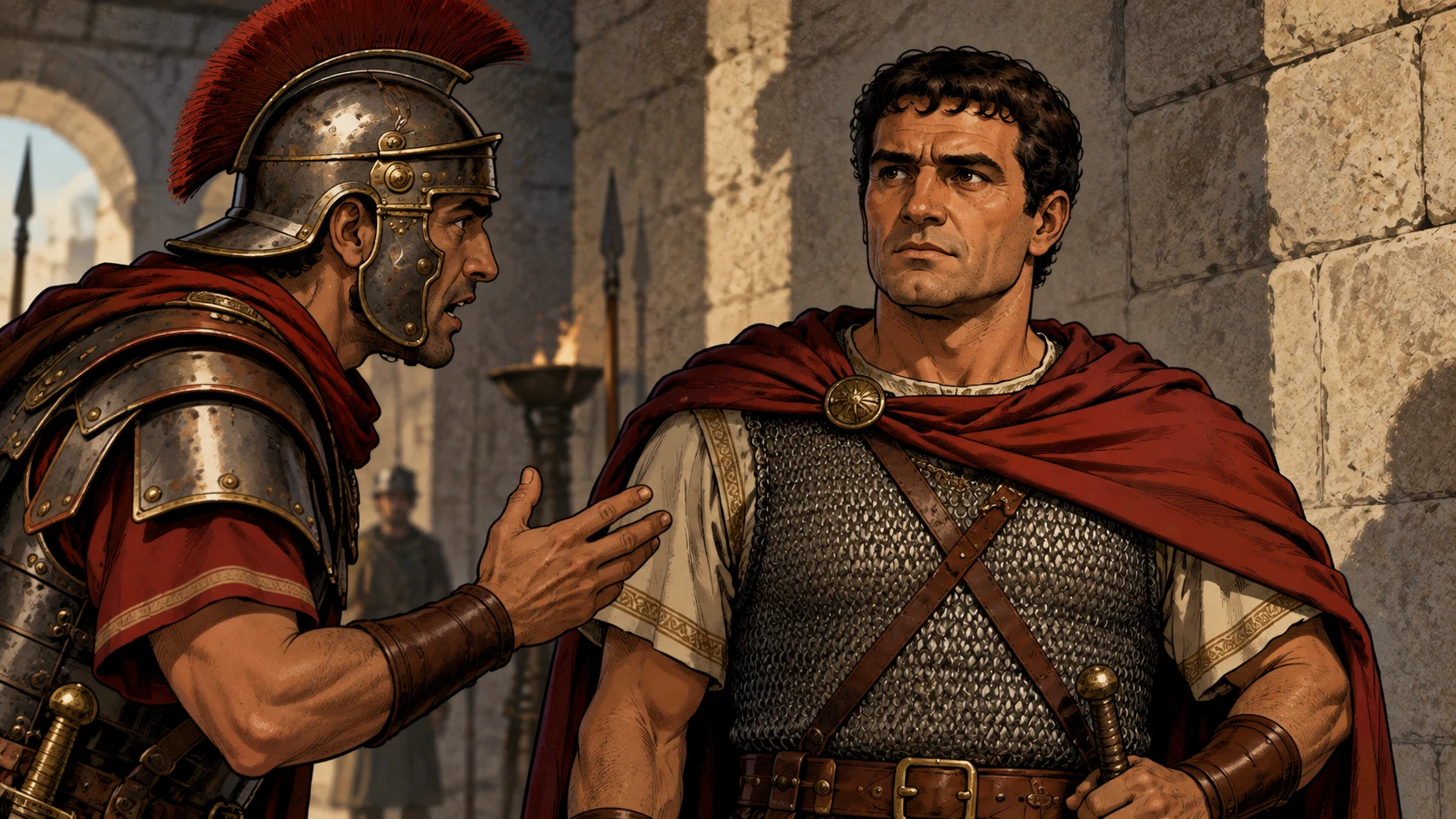 The centurion warns the commander that Paul is a Roman citizen.