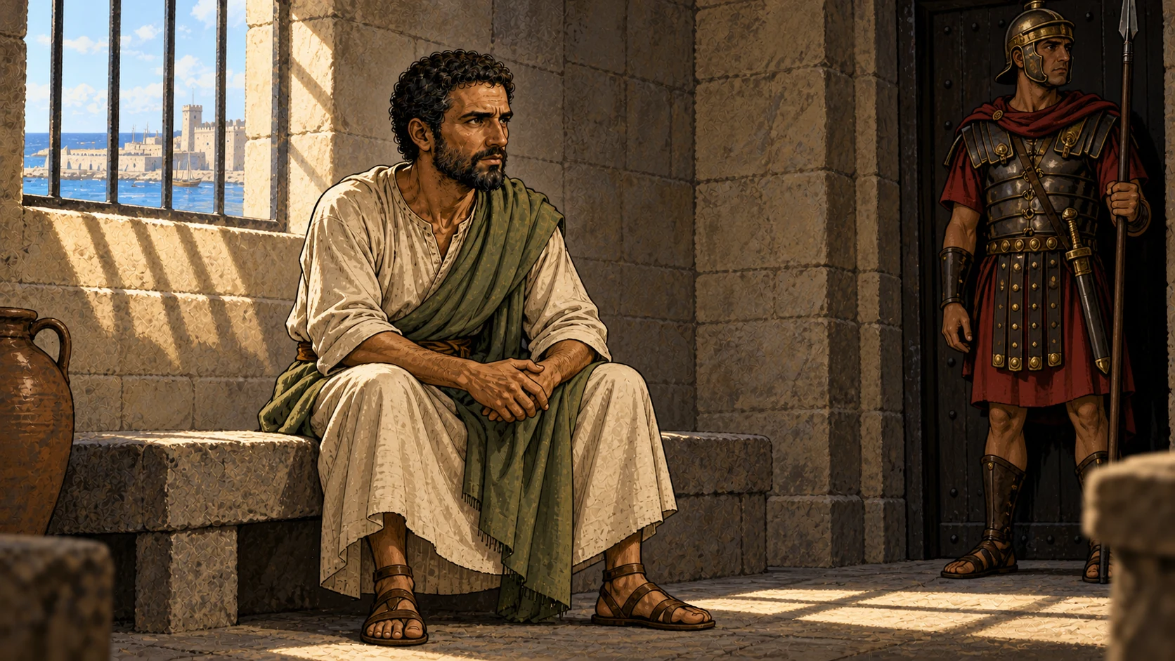 Felix orders Paul kept under guard until his accusers arrive.