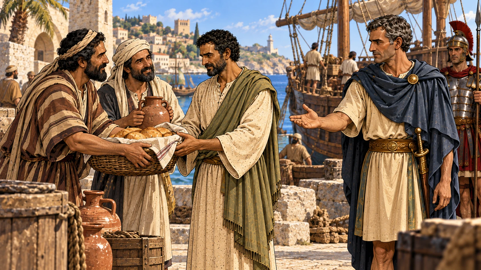At Sidon, Julius allows Paul to receive care from his friends.