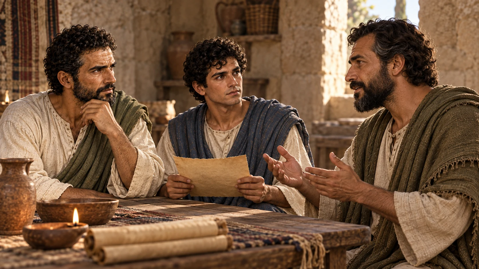 Paul and Timothy receive news of the Colossians’ faith and love from Epaphras.