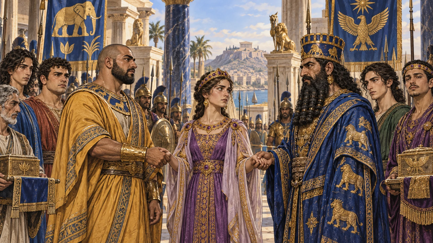 Kings of south and north grow strong and attempt a marriage alliance.