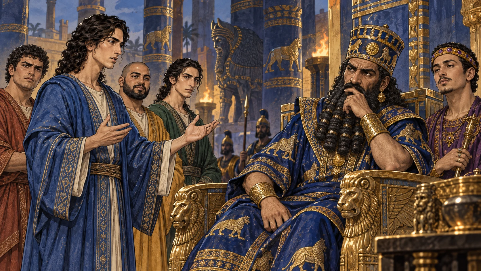 Daniel tells Nebuchadnezzar the mystery comes from God.