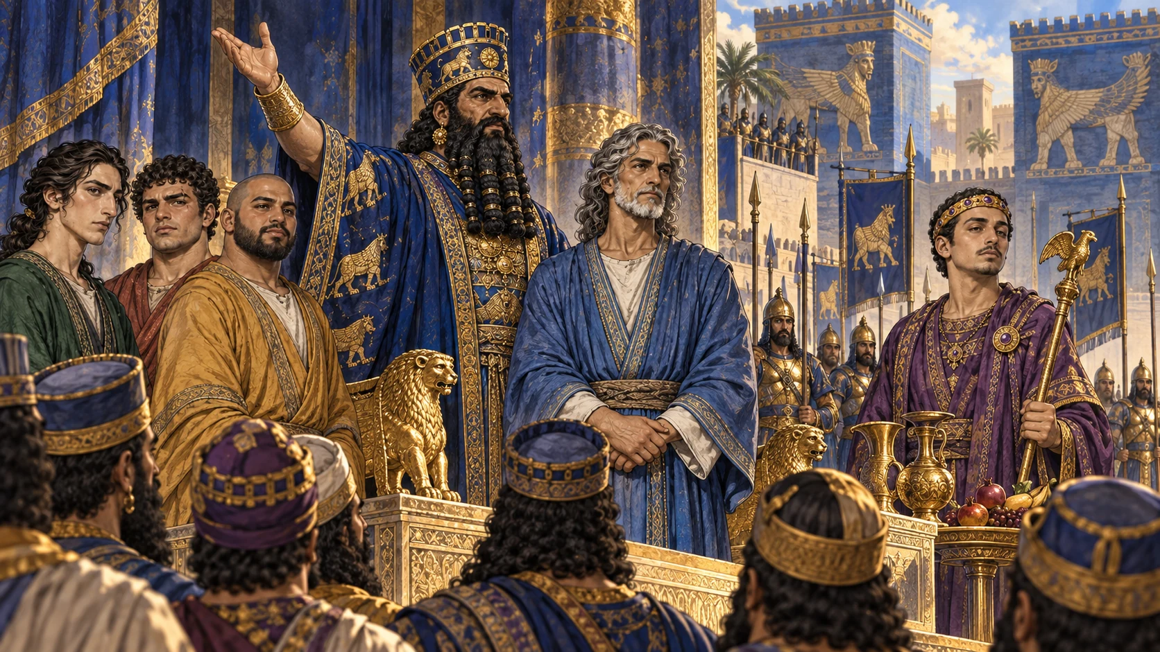 Darius praises the living God; Daniel prospers into the reign of Cyrus.