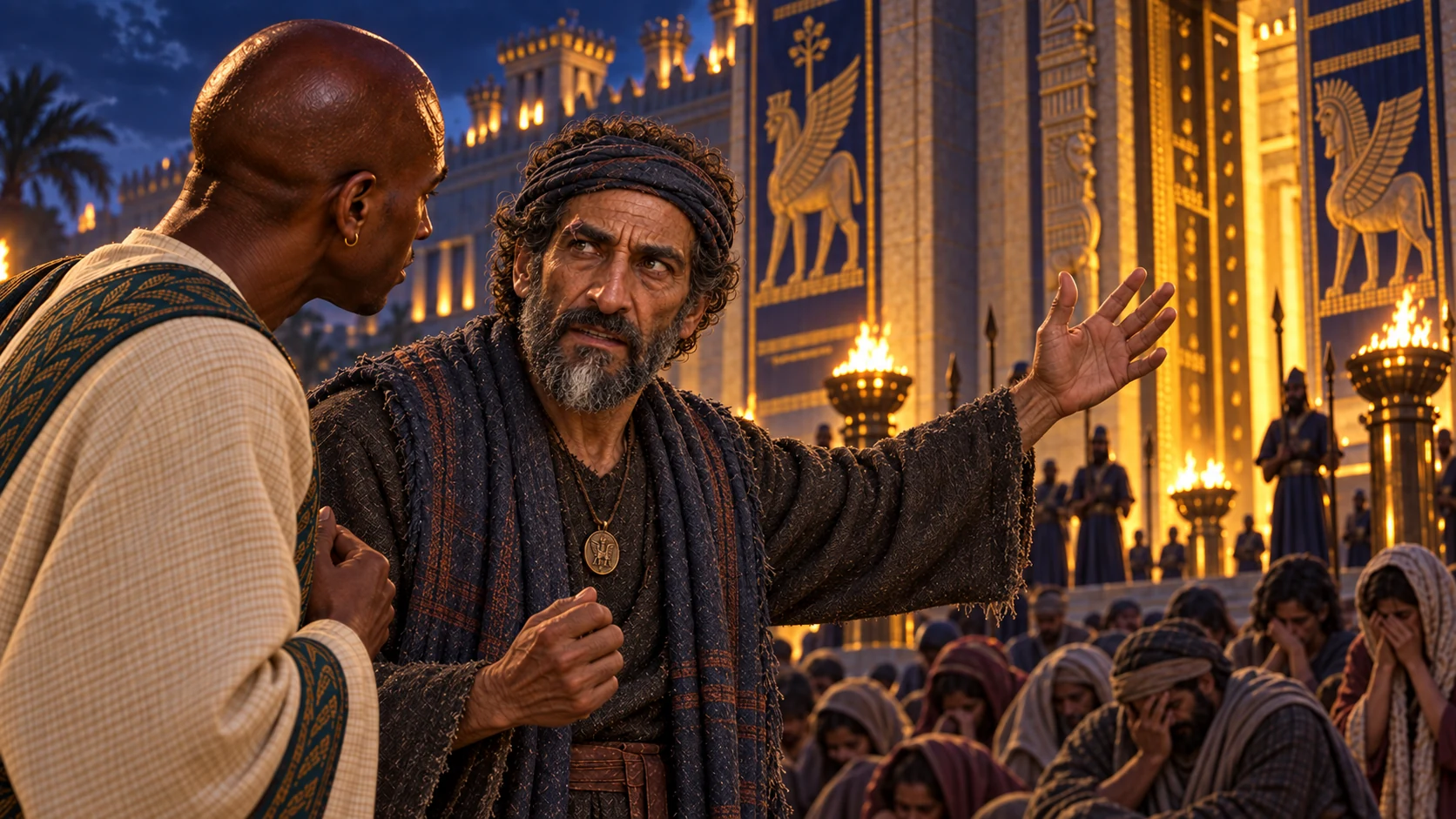 Cinematic illustration for Esther 4:14.