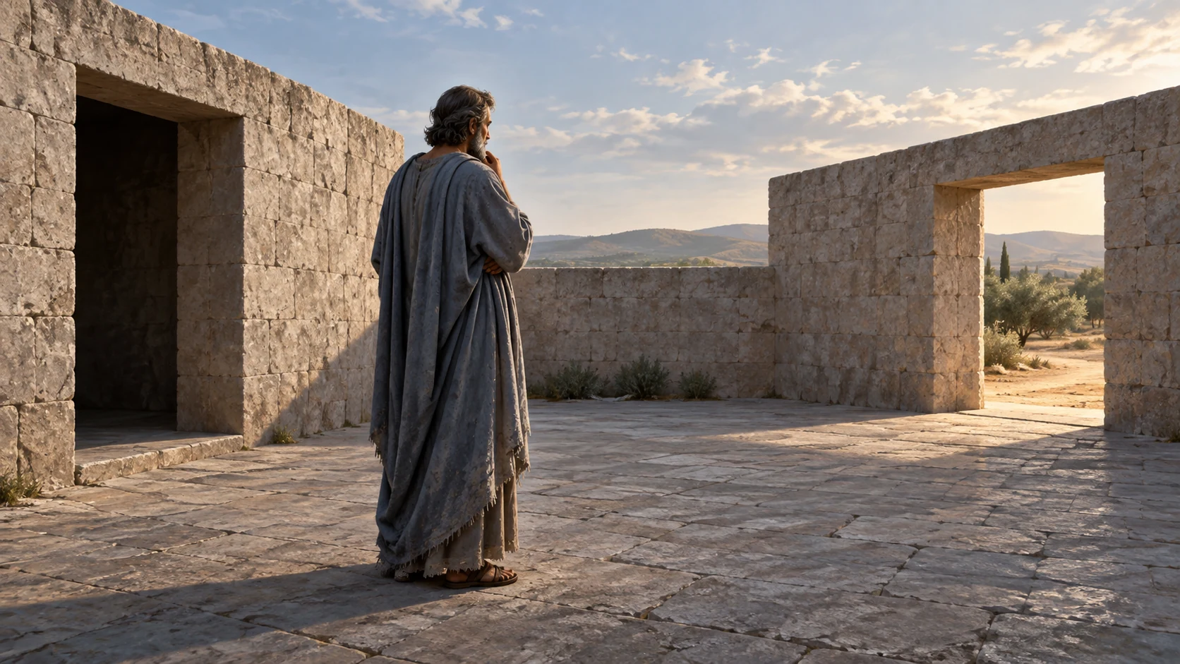 Ezekiel alone considers a plain inward doorway and a separate outward passage.