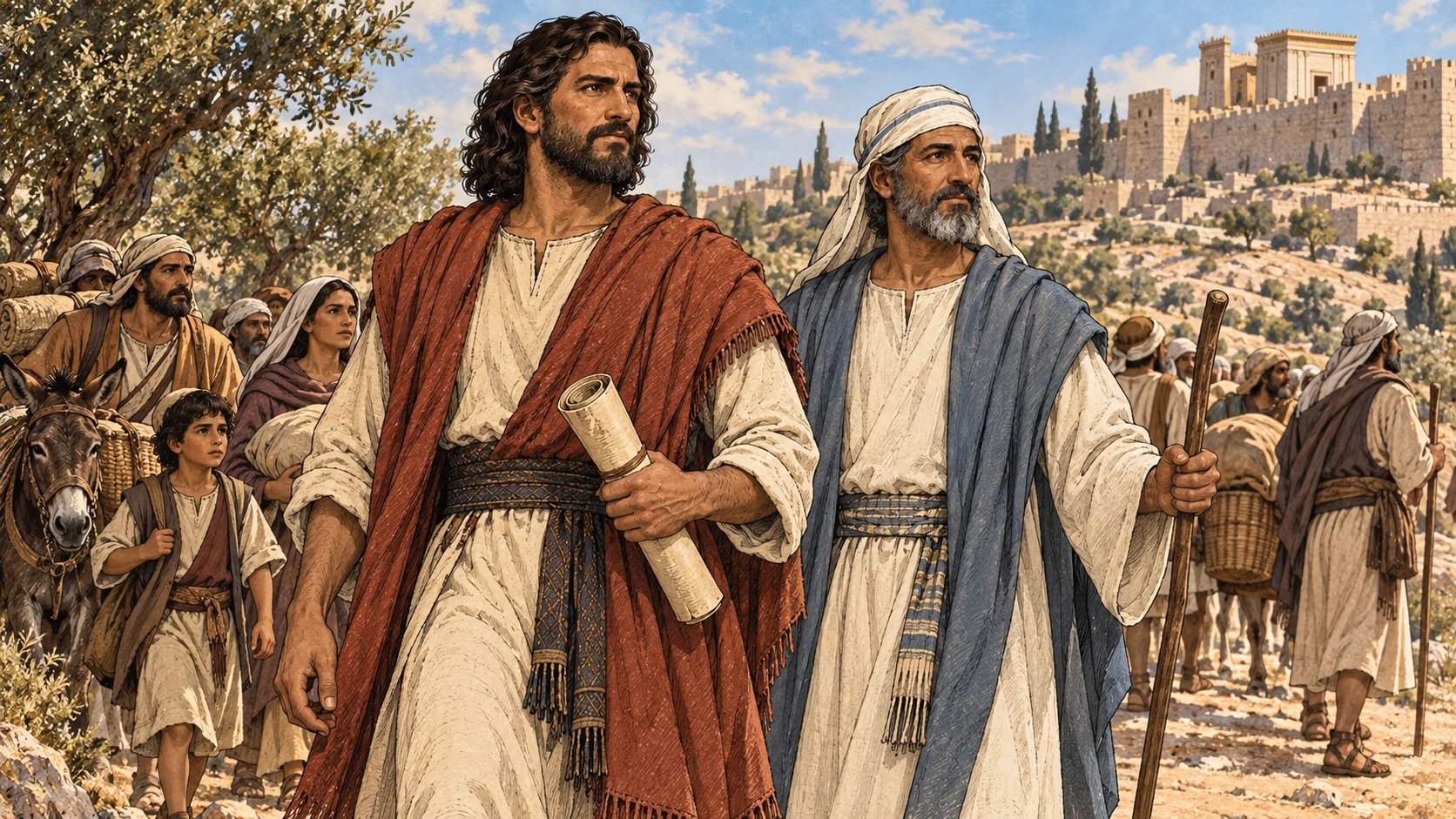 The returning company and named leaders.