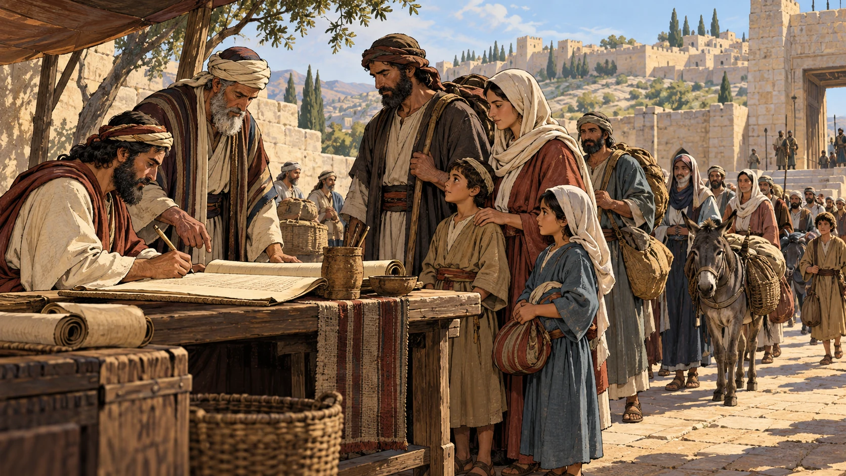 Family and town register, preserved as an exact-text visual ledger.