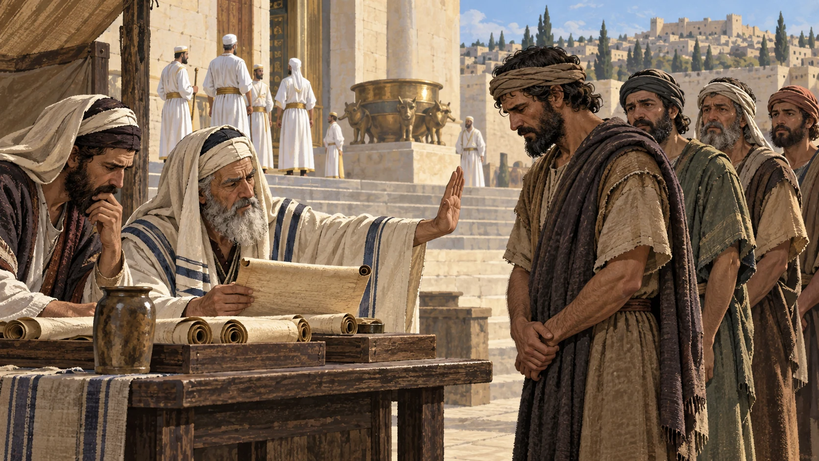 Unverified lineages and restricted priestly service.