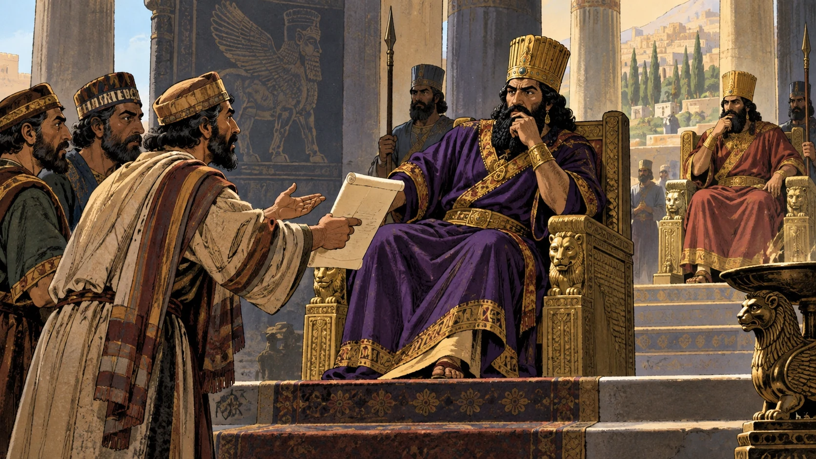 Later accusations under Ahasuerus and Artaxerxes.