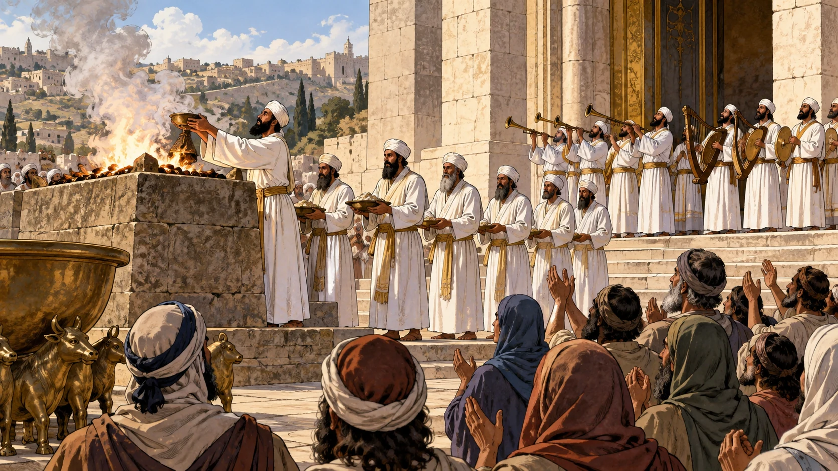 Dedication and ordered priestly service.