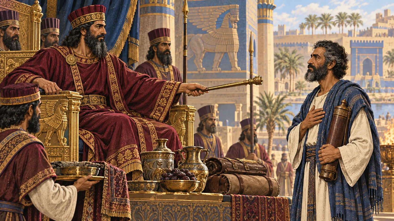 Royal provisions, exemptions and judgments.