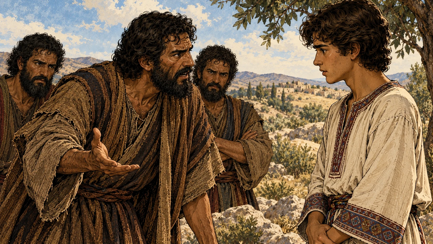 A brother confronts Joseph about the meaning of his dream.