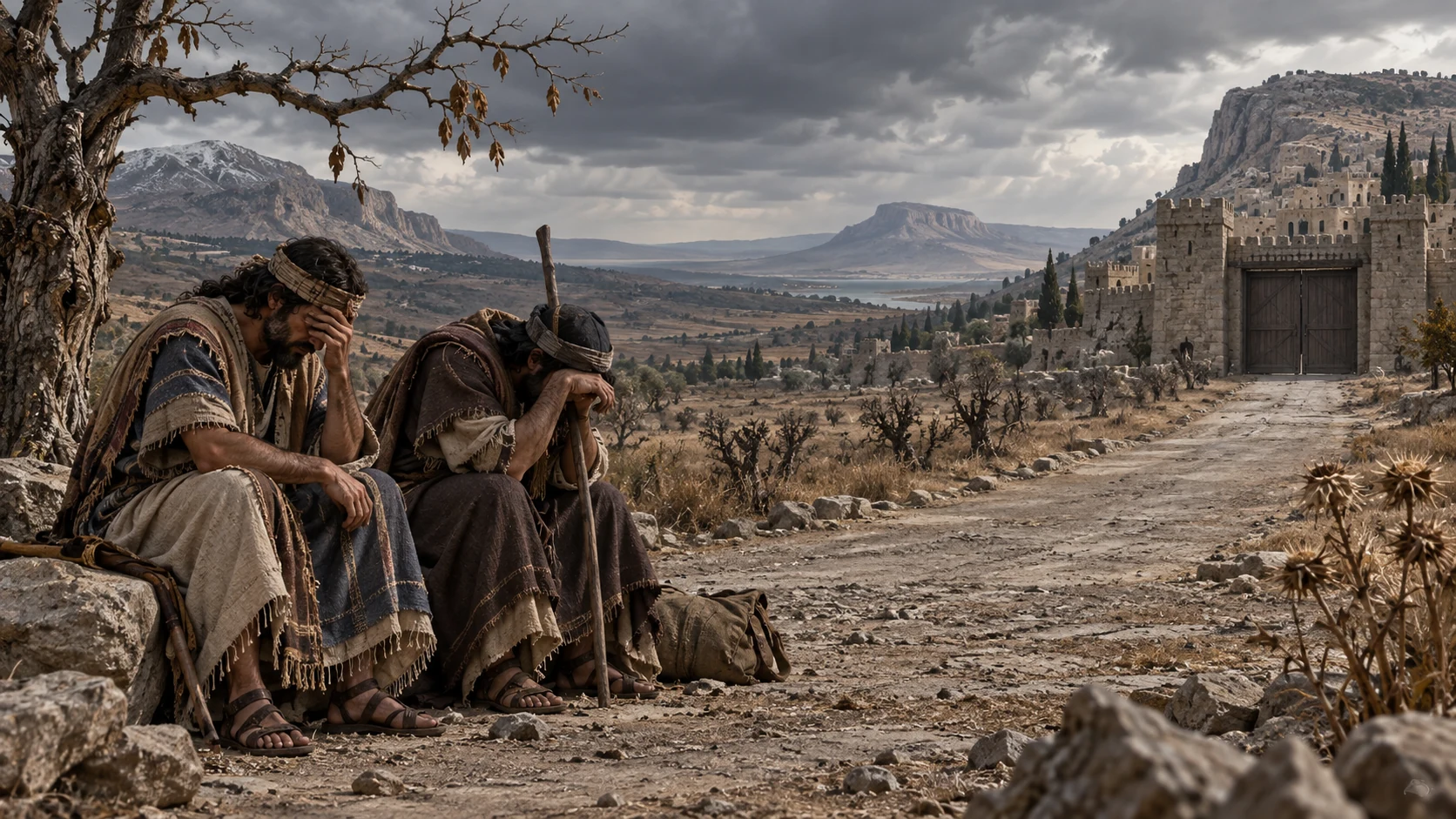 A broken covenant leaves messengers grieving as highways empty and the land withers.