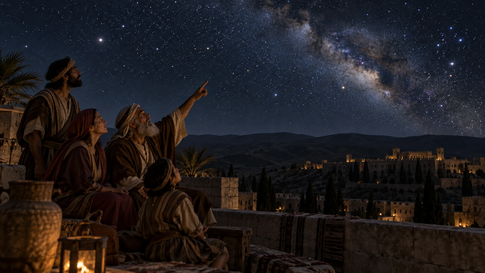 A night sky turns human eyes from temporary rulers to creation’s ordered host.