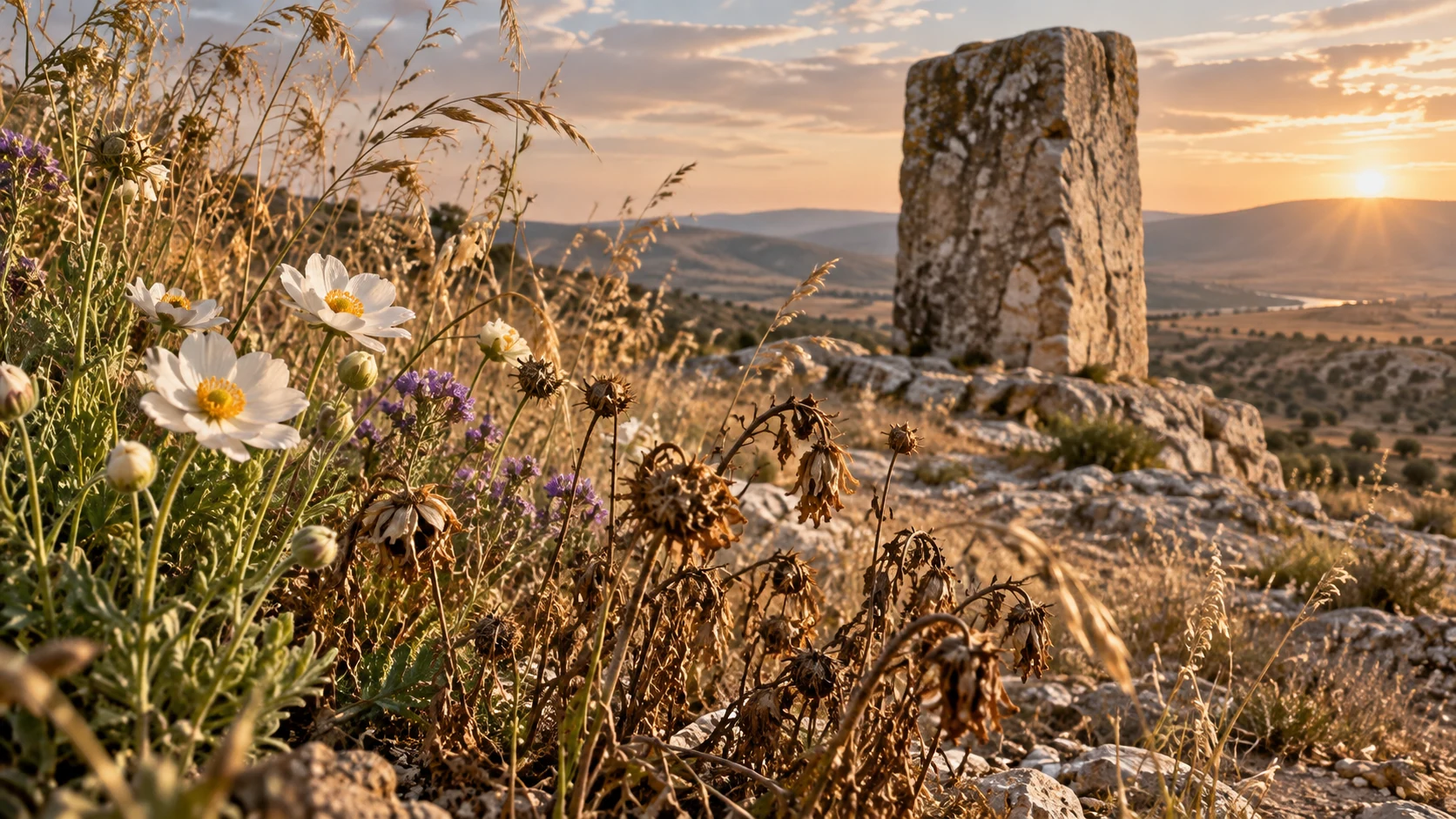 Field flowers wither, yet the enduring word stands beyond human frailty.