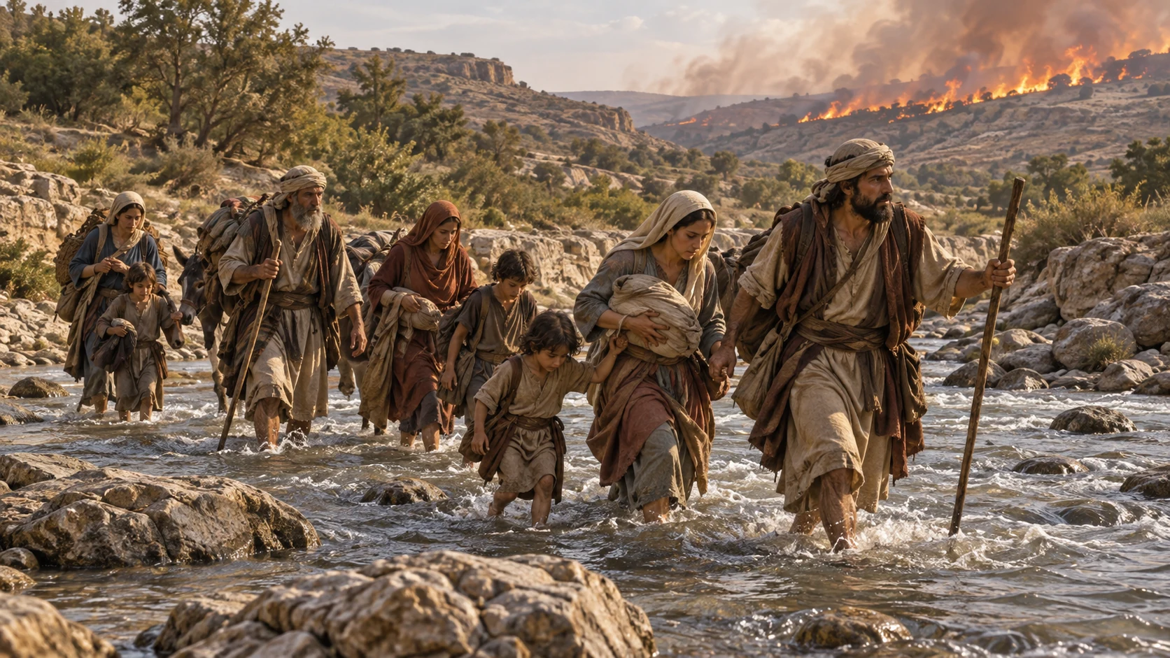 Israel is assured of belonging and protection through overwhelming waters and fire.