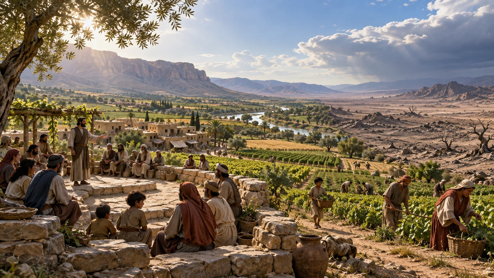 A populated, ordered landscape answers the fear that seeking God is vain.
