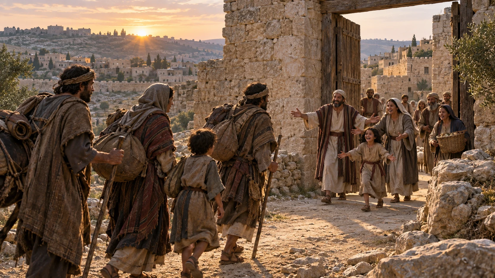 The closing promise answers stubborn hearts with a near, not distant, hope for Jerusalem.