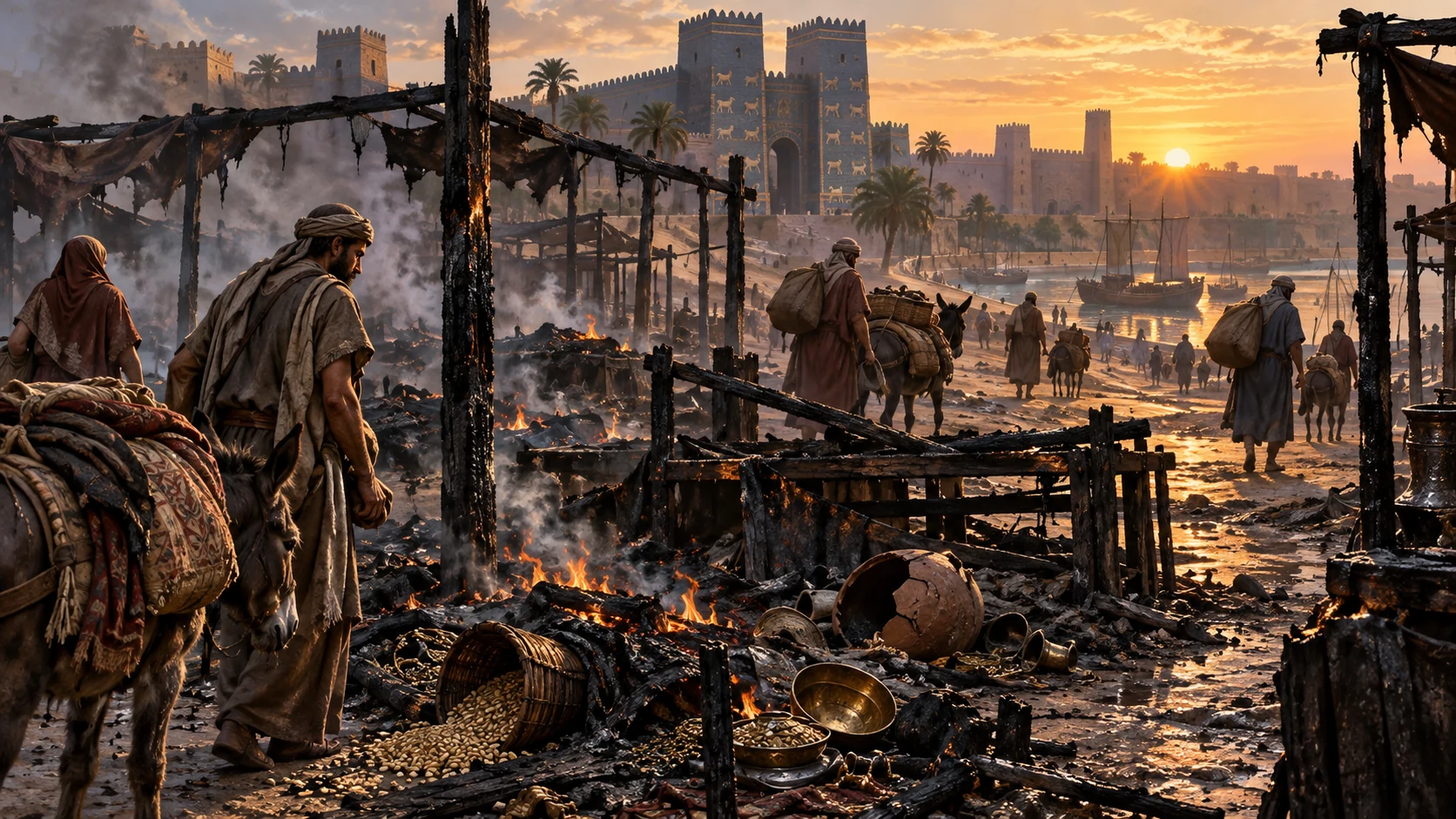 The final allies drift away as flame proves no refuge or comfort.