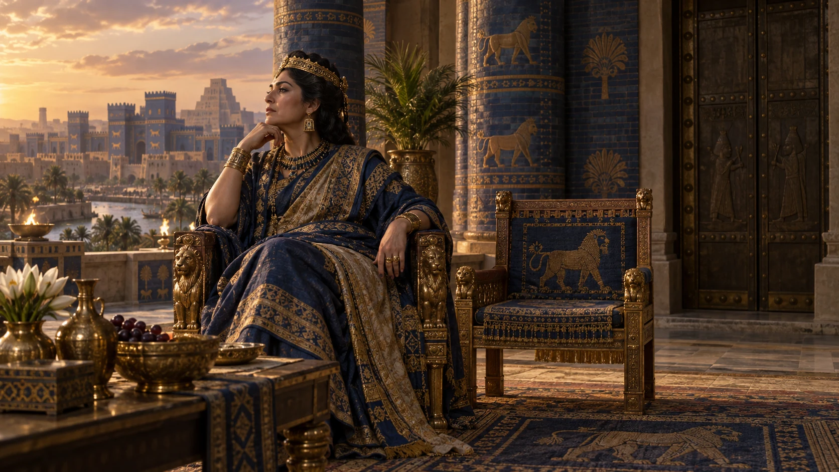 A secure palace hears the warning that bereavement and widowhood can arrive suddenly.