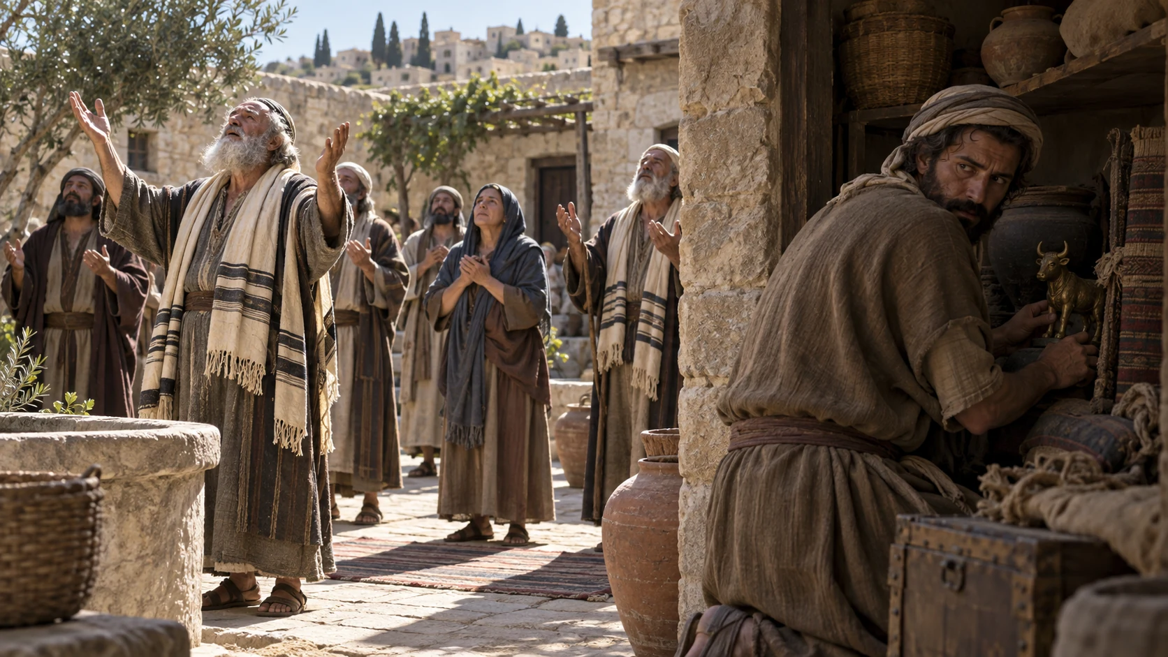 Israel invokes the LORD’s name while stubborn hearts risk crediting idols for his work.