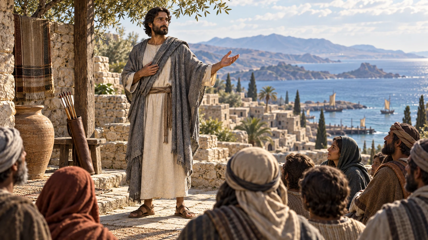 The servant describes a calling prepared before birth and a message kept ready.
