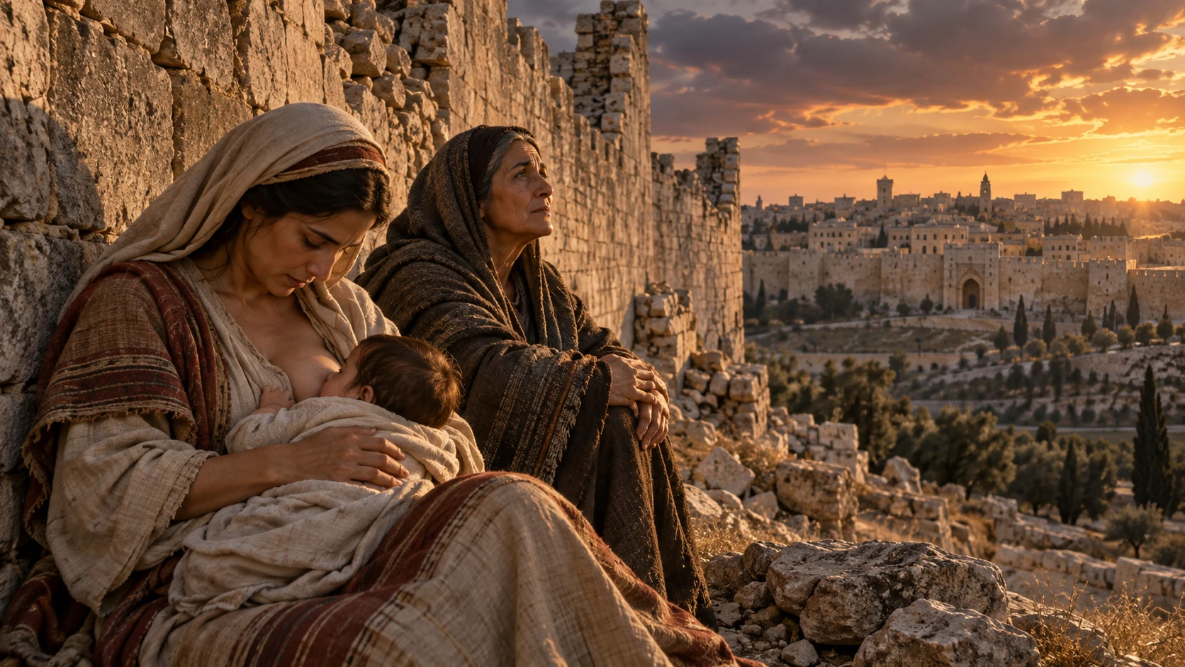 A nursing mother and child answer Zion’s fear of being abandoned.