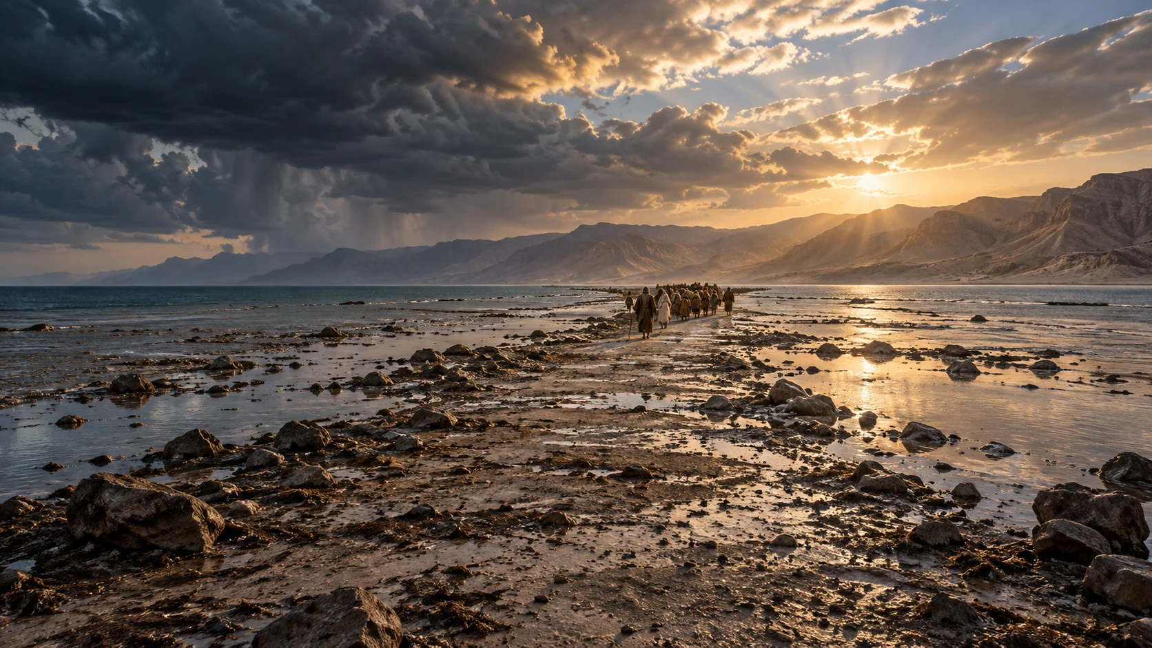 The call to awaken recalls a path made through deep waters for the redeemed.