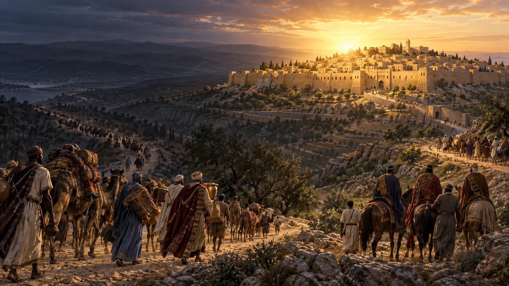 Nations and rulers travel toward Zion as her light breaks through the surrounding darkness.