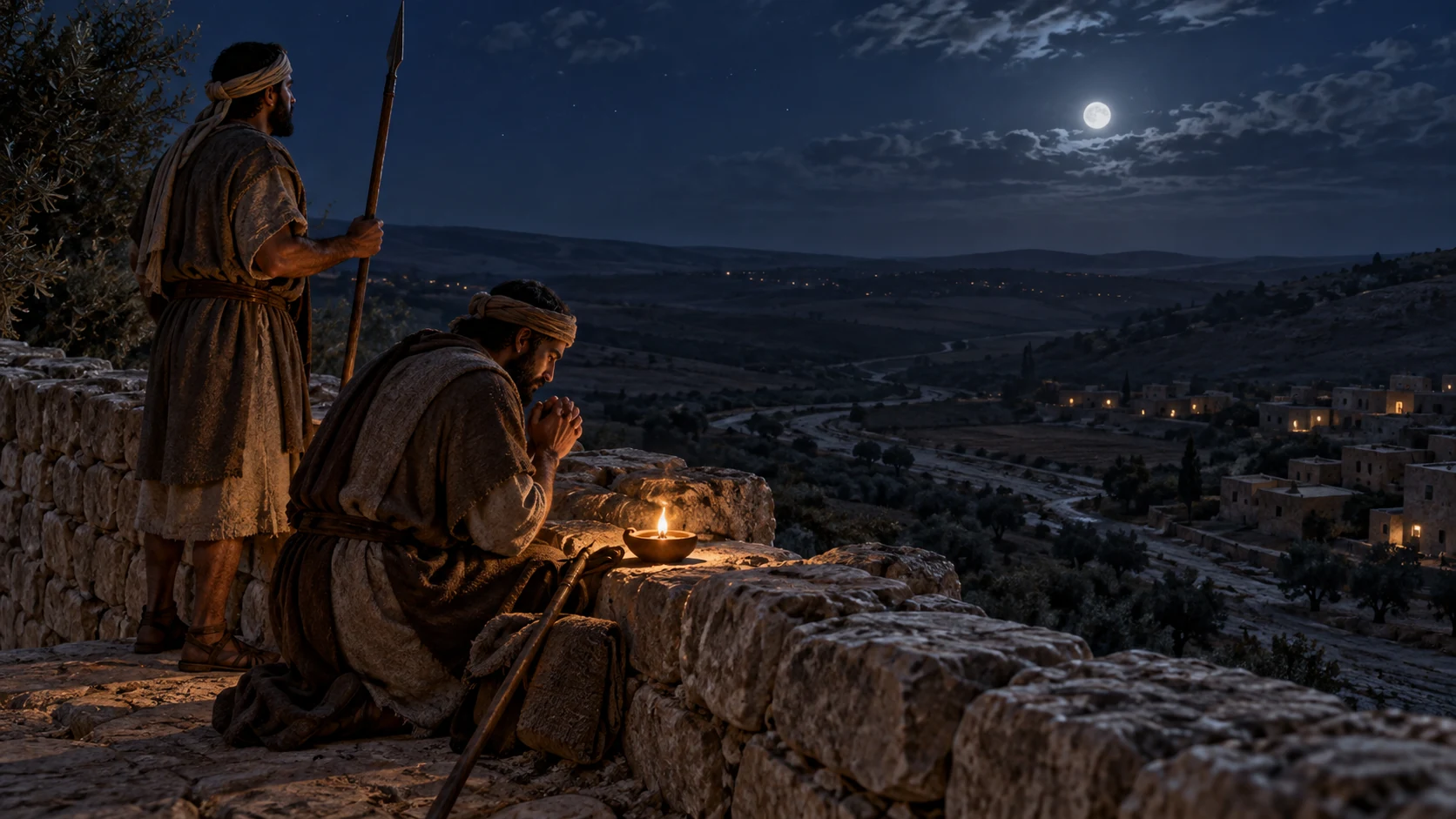 Watchmen remain awake and pray through the night on Jerusalem’s walls.